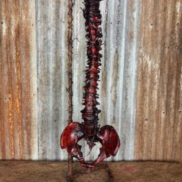 Bloody Spine prop w/ Barbwire